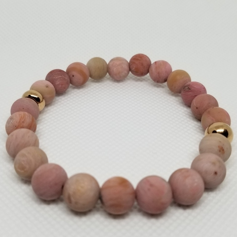 Pink Beaded Bracelet